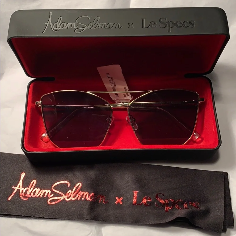 NWT Adam Selman x Le Specs Cat eye wire frame
